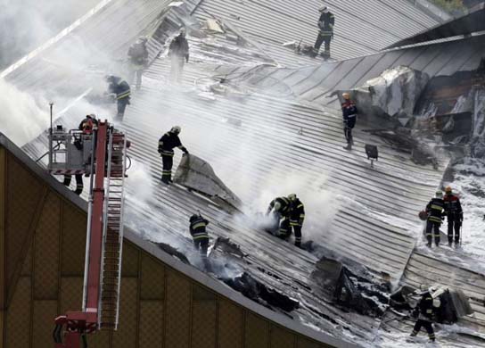 A fire at the Belrin Philharmonic