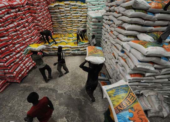 Rice warehouse