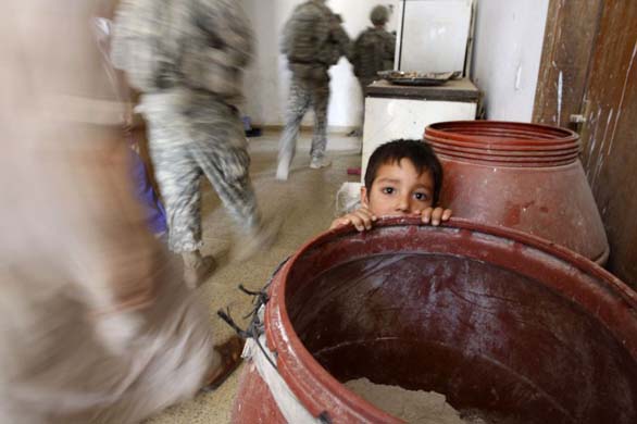 A boy in Iraq