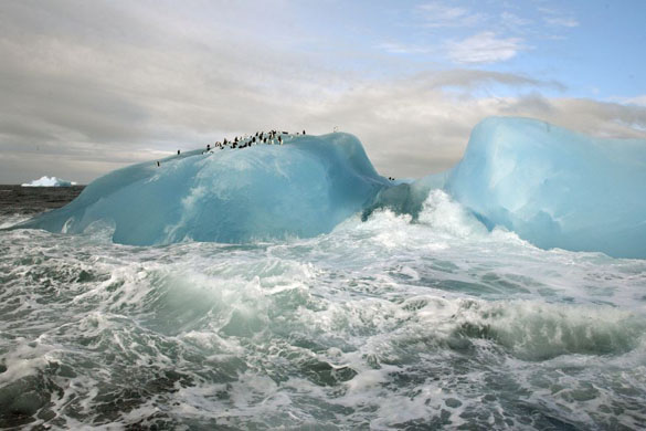 Melting glaciers