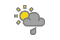 Sunny with showers