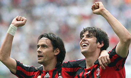 Filippo Inzaghi and Kaka