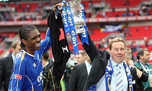 Kanu and Harry Redknapp