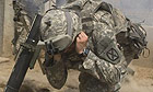 US soldiers return fire near Youssifiya in the 'triangle of death', Iraq