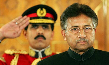 Pakistan president Pervez Musharraf