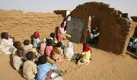 Refugee camp in Sudan