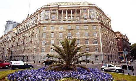 The London headquarters of MI5