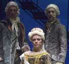 Maria Vinenkova plays young Russian Tsaress Catherine the Great in a musical version of her life at a theatre in Yekaterinburg
