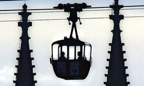 Cable car in Cologne