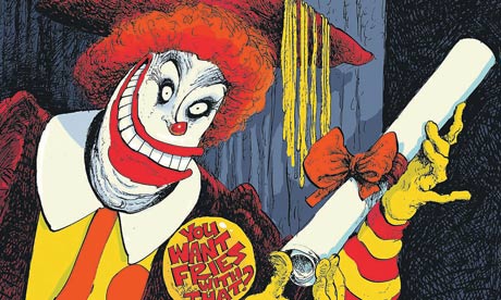 David Parkins on Ronald McDonald's degree in Big Macs