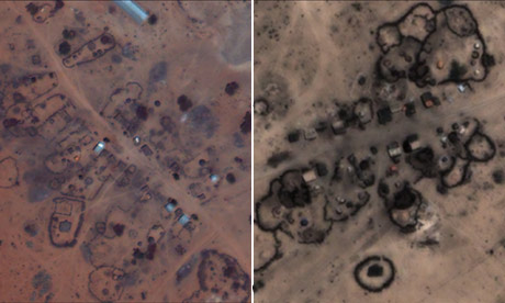 Ogaden village before and after