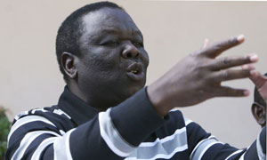 Morgan Tsvangirai, leader of the main opposition party in Zimbabwe, announces his withdrawal from the presidential run off election against President Robert Mugabe