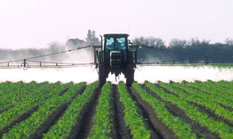 Pesticide spraying