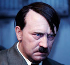 A waxwork figure of Hitler on display at Madame Tussauds
