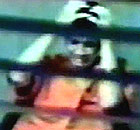 Video grab showing 16-year-old Omar Khadr being interviewed by intelligence agents at Guant&aacute;namo Bay, in February 2003.