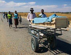 Widespread population movement among hungry Zimbabweans signals the threat of famine as land distribution and hyperinflation cause chronic food shortages