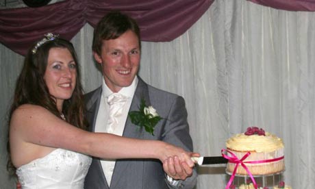 Ben and Catherine Mullany on their Wedding Day