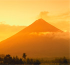 Mount Mayon at sunset, Luzon