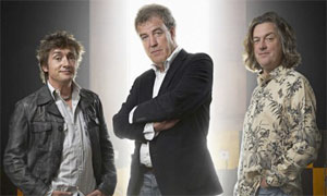 Top Gear presenters: Richard Hammond, Jeremy Clarkson and James May