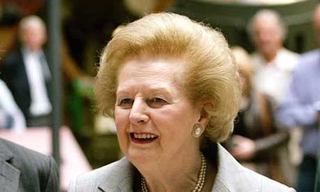 Former PM Margaret Thatcher in hospital