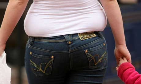 An obese woman