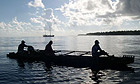 Fishermen off South Pacific island Tokelau