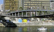 Passarelle Simone de Beauvoir bridge, Paris