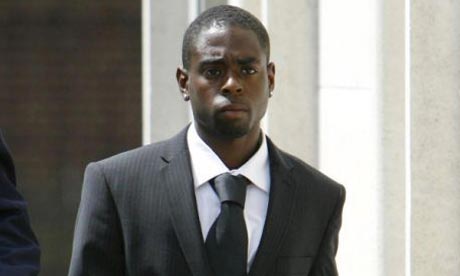 Nathan Dyer arrives at Portsmouth Magistrates Court